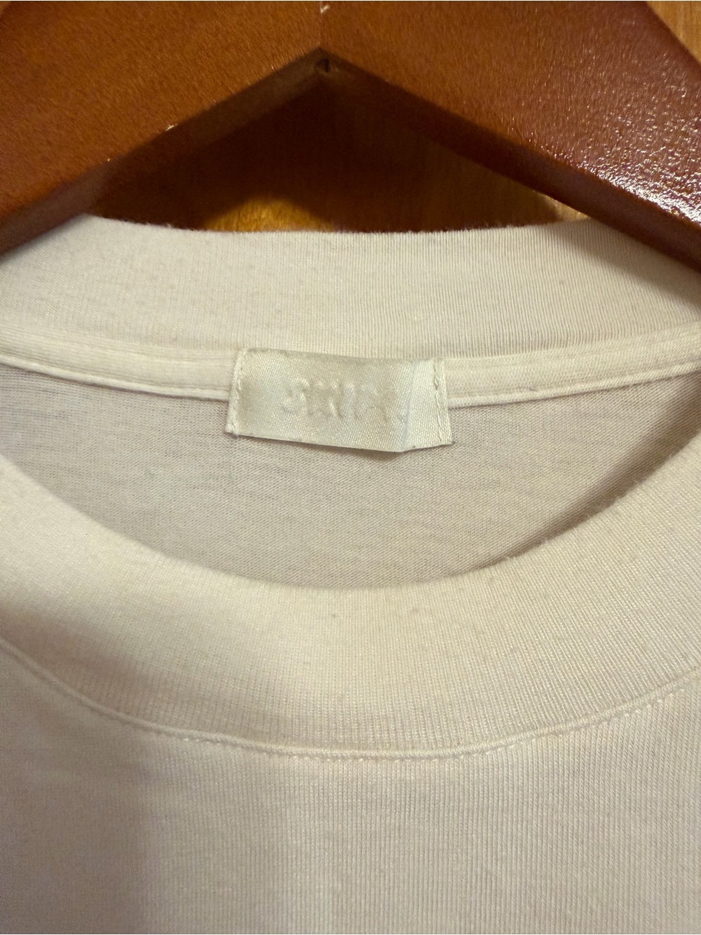 SKIMS Women’s Soft Lounge Long Sleeve T-Shirt White Size Small S Modal Ble - Picture 2 of 4